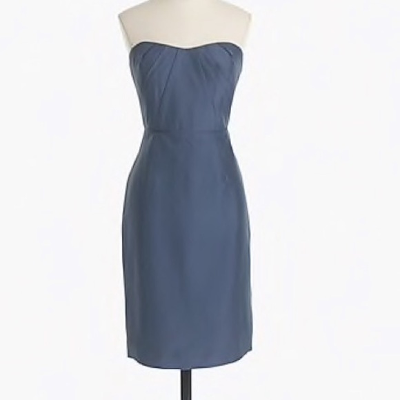 Petite Alexia dress in slub silk - Picture 1 of 3